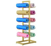Freestanding Yoga Mat Holder - Large Capacity for Multiple Mats & Foam Rollers, Space-Saving Solution for Yoga Studios, Gyms, and Home Use