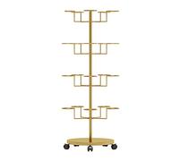 FreestandingHat Display Stand on Wheels for Hats Wigs Cowboy Hats & CIdeal for Retail Stores & HomeSoluts