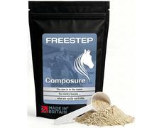 Freestep Composure Horse Calmer, Magnesium & Vitex Calming Powder for Mares | Agnus castus for horses & chaste tree berry ease seasonal behaviour. Calmer for horses; non-sedative, molasses-free.