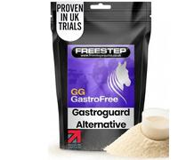Freestep GastroFree Horse Gut Balancer | Hindgut & Gastric Comfort | Ulcer-Aware 4-Week Course | Molasses-Free Magnesium Oxide and Carbonate Probiotic Powder