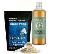Freestep Laminitis and Mineral Support Bundle for Horses, Magnesium Hoof Care with Liquid Multimineral Balancer, Molasses Free Metabolic and EMS Support