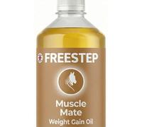 Freestep Muscle Mate | Conditioning Oil for Horses Weight Gain, Topline Support & Muscle Builder | Rice Bran Oil for Horses | 1,200 mg Gamma Oryzanol per 15 ml | Non-Heating Daily Feed