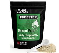Freestep RespriFree | Horse Respiratory Supplement | Rosehip (Vitamin C) & Magnesium with Ginger | Dust & Pollen Season Support | Molasses-Free Magnesium Powder