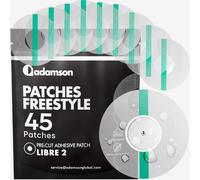 Freestyle 45 Libre 2 Covers Waterproof - Transparent, Easy to Apply and Remove, Long-Lasting, No Glue on Center, Non-Irritating - Ideal for Sports, Swimming, and Daily Use - PAC3