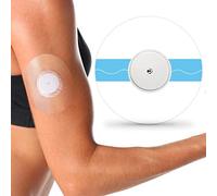 Freestyle Adhesive Patches for Libre 2/3 Sensor Covers Waterproof 14 Days CGM Patch Without Hole,45 Pack