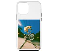 Freestyle Bicycle Riding Cat Street Trick Case for iPhone 12 mini