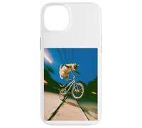 Freestyle Bicycle Riding Cat Street Trick Case for iPhone 14 Plus
