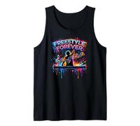 Freestyle Forever Dj Color Blast Music Drip Gen X Concert Tank Top