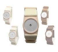 Freestyle Libre 1/2 Sensor Strap, CGM Strap, Adjustable Armband, Skin Tone Colours, Adhesive Free (Light)