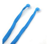 Freestyle Shoelace Earphones with in-line Microphone, Extra Bass System, Noise Isolating, Smartphone Remote Control, Tangle Free Cable (125cm), Blue, Standard 3.5mm Jack connection, Blister
