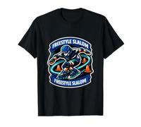 Freestyle Slalom Skater Cone Weaver Gift Value Graphic T-Shirt, Men, Black, XL