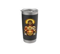 Freestyle Wrestling - Lucha Libre Luchador Jesus Stainless Steel Insulated Tumbler