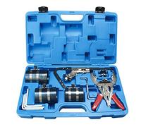FreeTec 12pc Piston Ring Compressor Kit, 3" 4" Ratchet Piston Ring Compressor Tool, Piston Ring Expander Plier Clamp Piston Ring Groove Cleaner Set for Car Motorcycle Engine Repair, 53-175mm