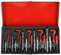 FreeTec 131 Piece Helicoil Type Thread Repair Kit M5 M6 M8 M10 M12 Thread Repair Kit