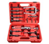 FreeTec 16-Piece Inner Bearing Puller Kit, 8mm-58mm Inner Bearing Puller, Blind Hole Bearing Removal Tool with Slide Hammer for Car, Truck, Motorcycle, Red