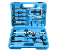 FreeTec 16pcs Blind Bearing Puller Set, Internal Bearing Inner Bearing Puller Extractor Kit, 8mm-58mm Blind Hole Bearing Race Bushing Slide Hammer Removal Tool Kit for Car Truck Motorcycle