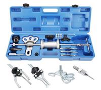 FreeTec 8-Way Slide Hammer Puller Set, Rear Axle Wheel Hub Puller Sliding Hammer Set, 2/3 Jaw External & Internal Blind Bearing Removal Tool, Car Body Dent Pulling Repair Kit