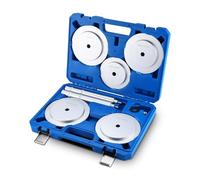 FreeTec 9 Piece Truck Hub Seal Assembly Tool Kit 122-160mm (4-13/16"-6-5/16") Large Bearing and Seal Ring Drivers Compatible with Class 7 & 8 Trucks