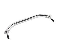 FreeTec Polished Stainless Heavy Duty Oval Boat Marine Grab Handle Hand Rail with Flange & Stud