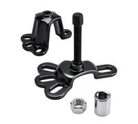 FreeTec Universal Wheel Hub and Axle Puller Set, Front Axle 95.25-114.3 mm, Rear Axle 114.3-139.7 mm, Flange Puller Tool with 5/8 Inch x 18 Pressure Screw & Socket