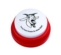Freetoes Screaming Goat Sound Button,Screaming Goat Desk Toy Talking Button,Funny Gag Gifts for Men Women,Weird Things Office Pranks Stuff for Adults,Prank Noise Maker,White Elephant Gifts for Adults