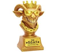 Freetoes The Goat Trophy Award,G.O.A.T Greatest of All Time Funny Trophies for Adults,Large Goat Decor Awards and Trophies Office Desk,Fantasy Football Trophy Best Player Gifts