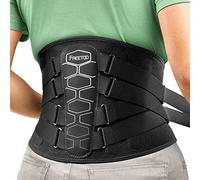 FREETOO Back Support Belt for Lower Back Pain Relief, Ergonomic design with Lumbar Pad Back Brace for Women & Men, Anti-skid Lumbar Support for Herniated Disc, Sciatica S Size(waist:26.7''-33.4'')