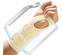 FREETOO Lightweight Night Time Carpal Tunnel Wrist Support Right Left Hand, Breathable Neutral Wrist Splint Women Men, Adjustable Splint Wrist Support for Arthritis Sprain Tendonitis Fracture