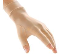 FREETOO Support Arthritis Gloves Women Men, Fingerless Compression Gloves with Grip for Sleeping Work, Orthopedic Hand and Finger Support Gloves for Carpal Tunnel, Swelling, Rheumatism, Tendinitis