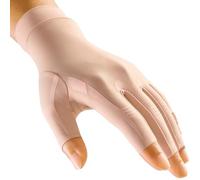 FREETOO Support Arthritis Gloves Women Men, Fingerless Compression Gloves with Grip for Sleeping Work, Orthopedic Hand and Finger Support Gloves for Carpal Tunnel, Swelling, Rheumatism, Tendinitis