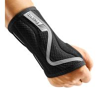 FREETOO Wrist Support S-shaped support for Arthritis, Adjustable Day Night Carpal Tunnel Wrist Splint for Men Women RSI, Sprain, Fracture Wrist Brace （Gray-Large-Right）