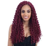 Freetress Braids BEACH CURL 18" (4 Medium Brown) - Synthetic Crochet Braid