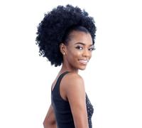 FREETRESS EQUAL DRAWSTRING PONYTAIL - NATURAL FRO (1B - Off Black) by Freetress