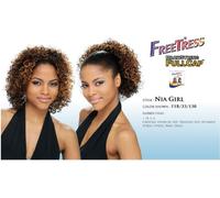 FREETRESS FULLCAP HALF WIG WITH DRAWSTRING + COMB ~ NIA GIRL ~ COLOUR ~ 4