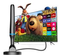 Freeview Digital Indoor TV Aerial with, Portable Indoor Aerial for Smart TV Ariels, HDTV Antenna with & Magnetic Base - 4K 1080P HD Local Channels (TV Aerial) New 2025