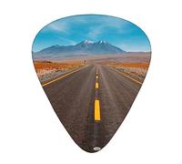 Freeway Highway Road In The Desert Print Guitar Picks Personalized Novelty Guitar Plectrums For Electric Guitar Acoustic Guitar 12 Pack