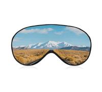 Freeway Highway Road in The Desert Sleep Mask for Women Men, Breathable Soft Sleeping Mask Adjustable Eye Cover Light Blocking Eye Masks for Travel, Home, Office, Nap, Flights