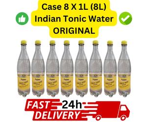 FREEWAY PREMIUM INDIAN TONIC WATER 8 X 1000ML BOTTLES CARBONATED TONIC WATER