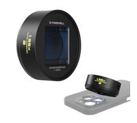 Freewell 1.55x Blue Anamorphic Lens Compatible with 17mm Mount iPhone and Samsung, Cinematic Smartphone Lens with Ultra-Wide View, Sci-Fi Blue Flare, and Enhanced Video Quality