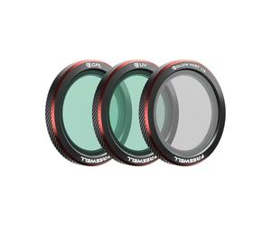 Freewell 3-Pack Magnetic Filters for DJI Neo 2 - Includes CPL (Polarizer) for glare reduction, UV for lens protection, & Black Glow Mist 1/4 for cinematic effects