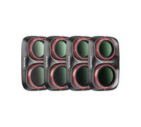 Freewell 4 Pack Bright Day Hybrid Filter Kit for Pocket 4P/Xtra Muse2 Pro | Quick Swap ND8/PL, ND16/PL, ND32/PL, ND64/PL - Black