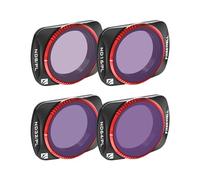 Freewell 4Pack Bright Day QuickSwap ND/PL Hybrid Filter Kit for Osmo Pocket 3: Effortless Installation, Vibrant Color, Gimbal Compatibility