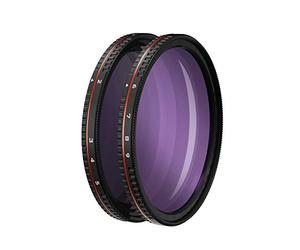 Freewell 67mm Threaded Hard Stop Variable ND Filter All Day 2 to 5 Stop & 6 to 9 Stop - 2Pack