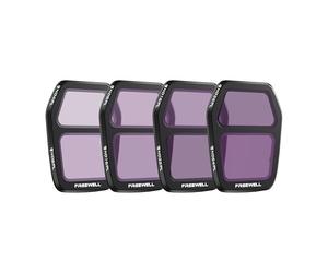 Freewell Air 3S Bright Day Filters Split ND/PL | ND4PL/ND8PL, ND8PL/ND16PL, ND16PL/ND32PL, ND32PL/ND64PL for Control Light & Reduce Glare for Vivid Aerial Shots