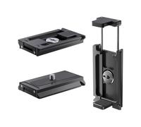 Freewell Arca-Compatible Quick Release Plate with Built-in Smartphone Holder - Secure Mounting for Cameras, Tripods, and Mobile Devices