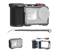 Freewell Creator Pro Cage for DJI Osmo Action 6 with Xplorer Grip - Quick Connect Mount, Cold Shoe, 1/4"-20 Thread + ALAI Positioning hole, Shockproof Aluminum Rig Kit