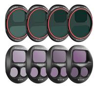 Freewell All Day 8-Pack Split ND & ND/PL Filters for DJI Mavic 4 Pro - Complete ND4 to ND64 Set with Polarizers for Full-Day Light Control, Glare Reduction & Vibrant Aerial Shots