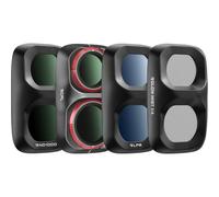 Freewell Everyday Filters for DJI Osmo Pocket 4P - ND1000, LPR, Glow Mist 1/4, and CPL - Premium Lens Filters - Black