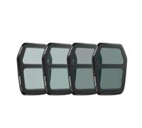 Freewell Drones Split ND/PL Filters Kit Bright Day 4 Pack ND4 ND8 ND16 ND32 ND64/PL Filter for DJI Air 3S Drone Lens Accessories