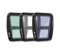 Freewell Everyday 3Pack Filter kit for Air 3 Ultraviolet, Snow mist1/4, Light Pollution reduction GimbalSafe Technology